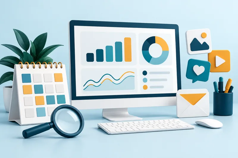 Illustration representing the Digital Marketing course
