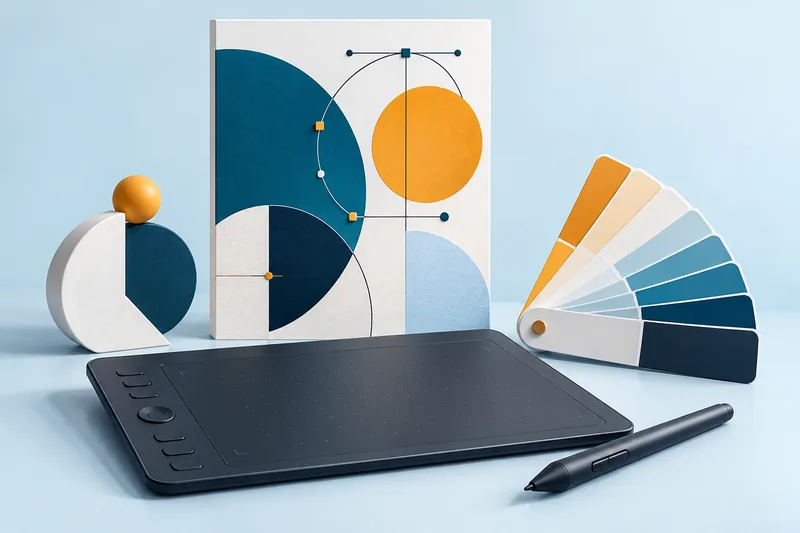 Illustration representing the Graphic Designing course