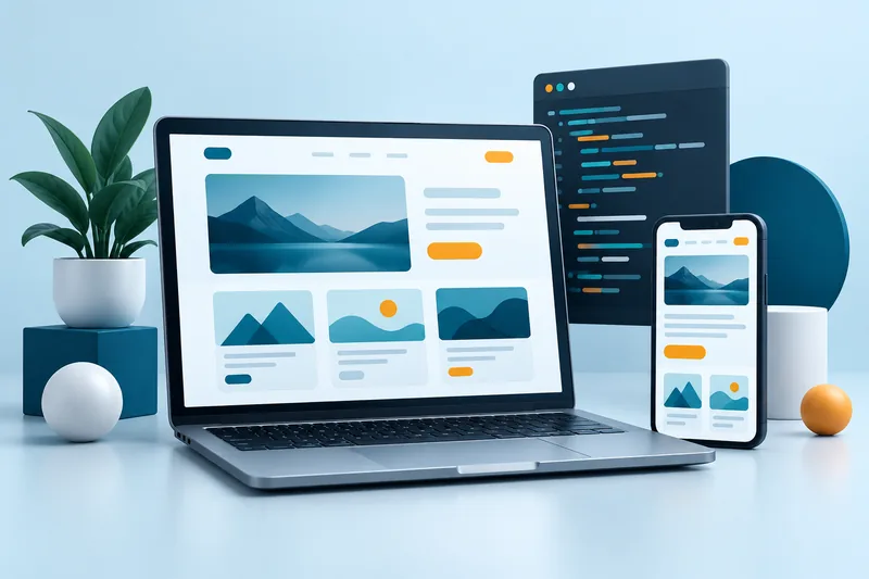 Illustration representing the Website Designing & Development course